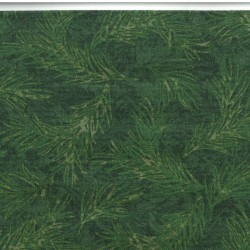 Tissu vert imprimé de noël