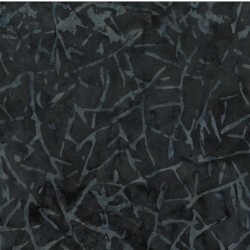 Tissu batik bleu noir