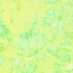 Tissu batik vert jaune...