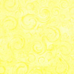 tissu batik jaune pale...