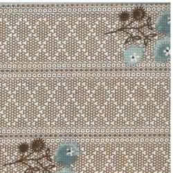 Tissu coton patchwork beige